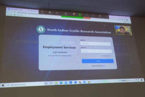 Dr. S.K.Sundararaman, Deputy-Chairman, SIMA, Launching SITRA's Online Employment Portal