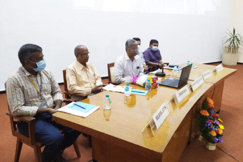 Shri C.Kamachisundaram, Akshara Group, Tirupur, Chairing the First Technical Session