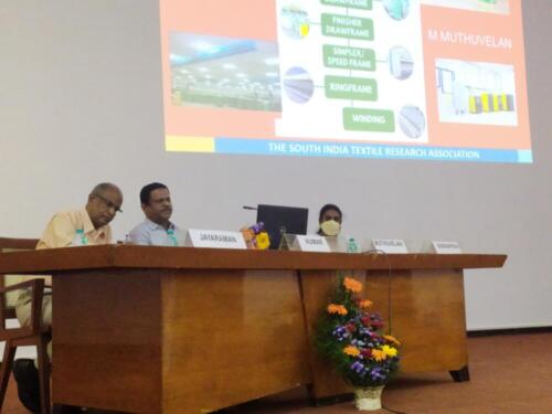 Shri T.Kumar, Executive Director, Precot Mills, Chairing the second Technical Session